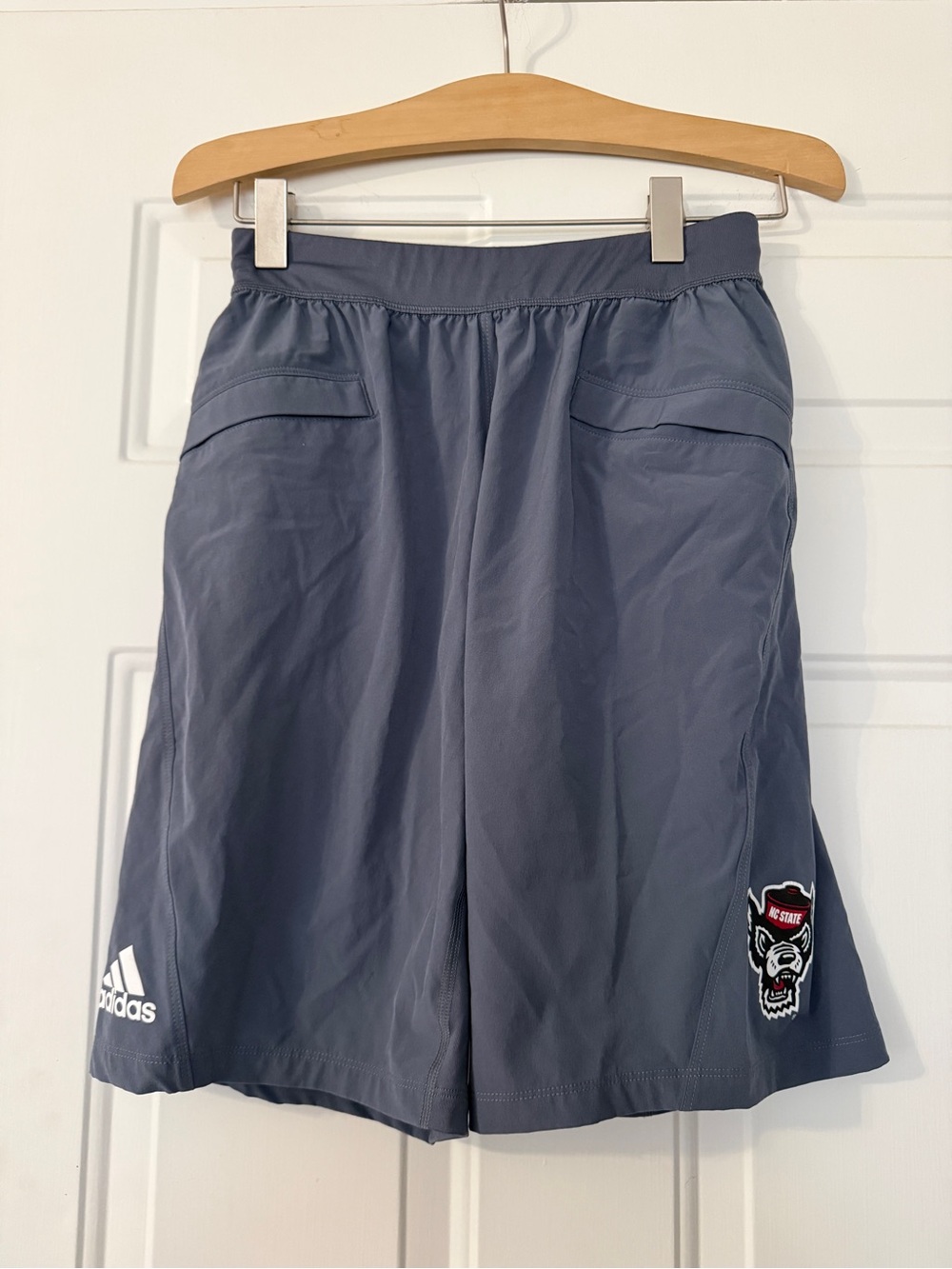 Adidas Climalite Athletic Shorts North Carolina State Gray NC State Size Small